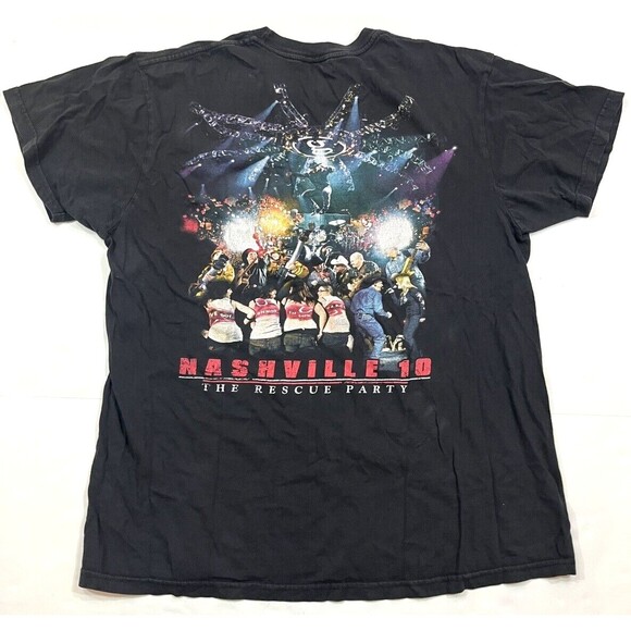 GARTH BROOKS Shirt 2010 Rescue Party Nashville 10‎ Flood Benefit Concert Large - Picture 4 of 7